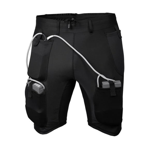 LVAD Black Medical Shorts for HeartMate 2 & 3 – Comfortable & Durable, Size 4XL
