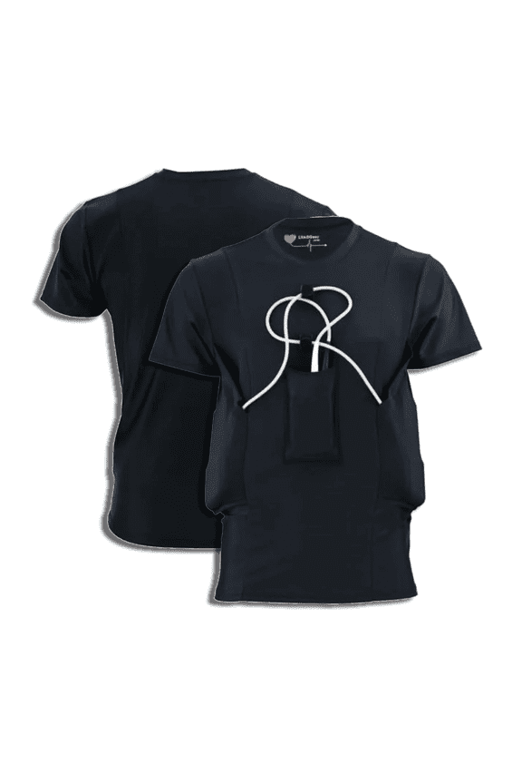 LVAD Heartmate 2 & 3 Men's Shirt – Premium LVAD Clothing for Men | Comfortable Heartmate 3 LVAD Gear & Medical Wear XL