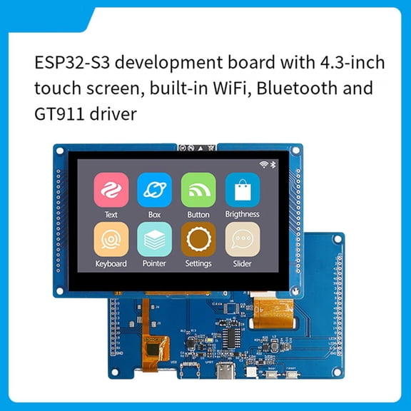 - LVGL HMI Smart Display Touch Screen 8M PSRAM 16M Flash 4.3 Inch 480x272 RGB LCD TFT Module WIFI Bluetooth