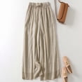 thumbnail image 1 of LVHAOGJOB Wide Leg Pants for Women High Waisted Trousers Baggy Loose Mujers Solid, 1 of 6