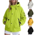 thumbnail image 1 of LVHAOGJOB Womens Hooded Jackets Lightweight Long Sleeve Full Zipper with Pockets Coats for Ladies, 1 of 1