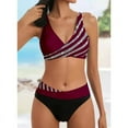 thumbnail image 1 of LVHAOGJOB Womens Swimsuits Two Piece Bikini Plus Size Push Up Pool Party Solid Bathing Suits for Women Halter, 1 of 5