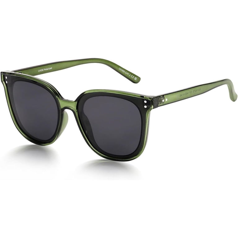 Cat Eye Oversized Polarized Sunglasses UV Protection Women\'s LVIOE Cat Eyes Sunglasses for Women, Polarized Oversized  main image 2