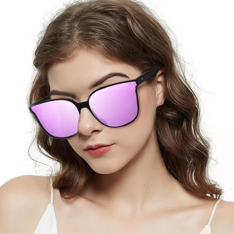 Cat Eye Sunglasses for Women - Trendy & Polarized Oversized Womens Sunglasses Amazon.com: LVIOE Polarized Sunglasses for Women UV400  main image 3