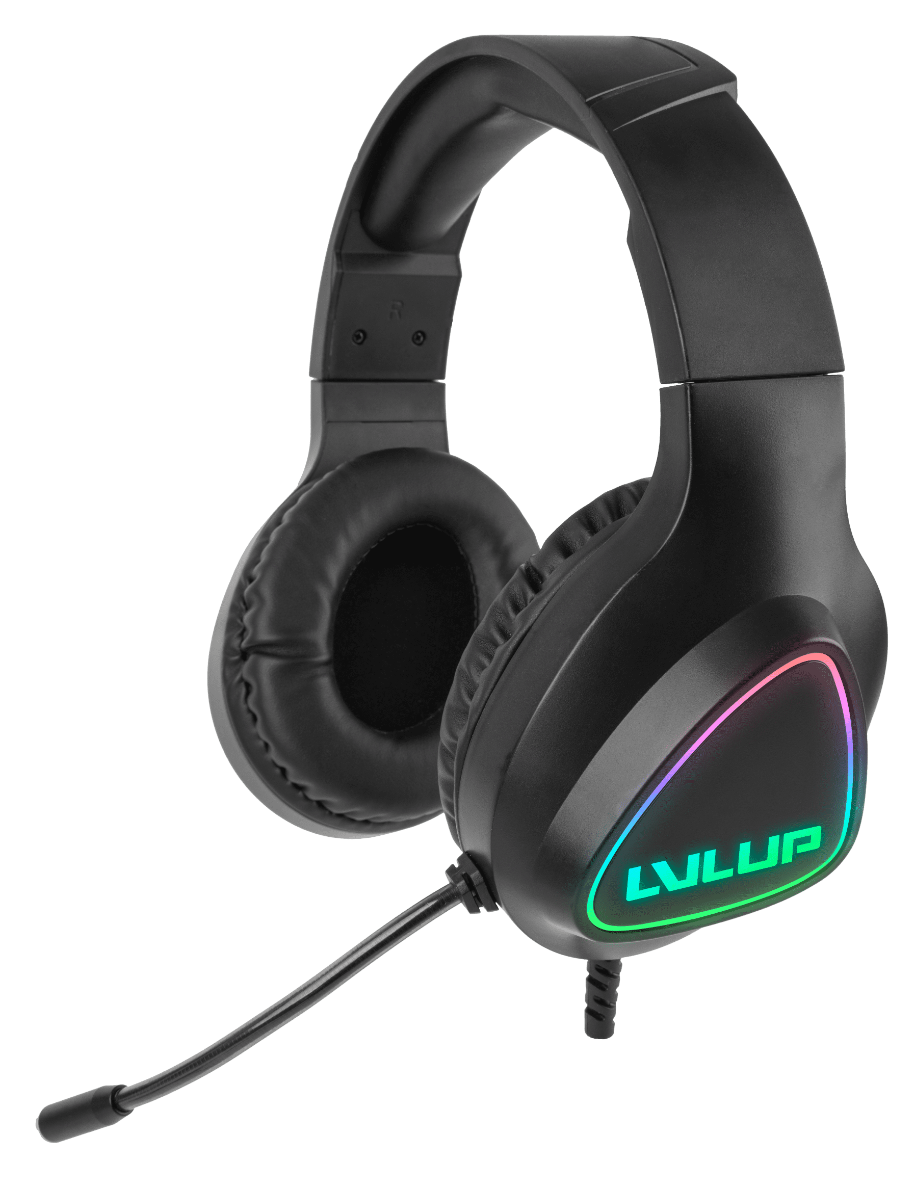 LVLUP Trio Gaming Headset with RGB, Wired Universal 3.5 mm Connection