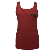 LUVMABELLY LVMA1500 - 100% premium Cotton - Women Nursing Maternity Tank Top