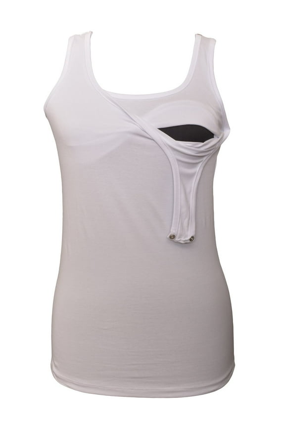 LVMA1500 - 100% premium Cotton - Women Nursing Maternity Tank Top