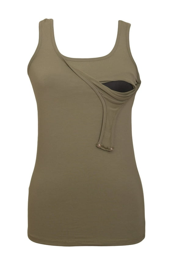 LVMA1500 - 100% premium Cotton - Women Nursing Maternity Tank Top