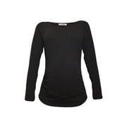 LUVMABELLY LVMA2300 - 100% premium Cotton - Women Long Sleeve Maternity T-Shirt