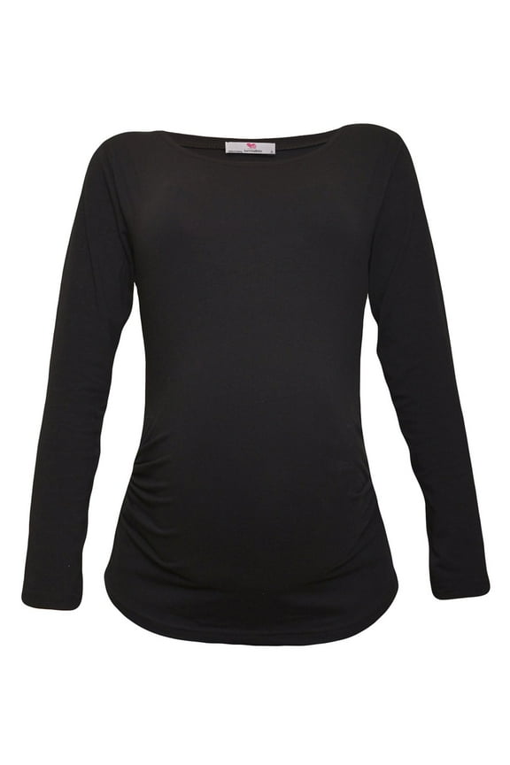 LVMA2300 - 100% premium Cotton - Women Long Sleeve Maternity T-Shirt