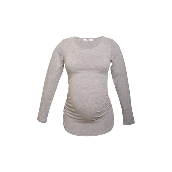 LVMA2300 - 100% premium Cotton - Women Long Sleeve Maternity T-Shirt