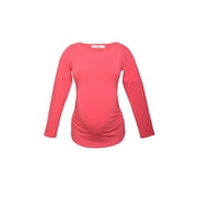 LUVMABELLY LVMA2300 - 100% premium Cotton - Women Long Sleeve Maternity T-Shirt