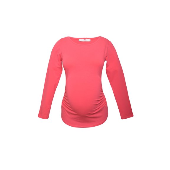 LVMA2300 - 100% premium Cotton - Women Long Sleeve Maternity T-Shirt