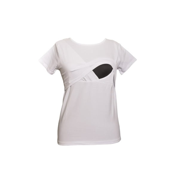 LVMA2500 - 100% premium Cotton - Women Nursing Maternity T-Shirt