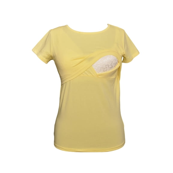 LVMA2500 - 100% premium Cotton - Women Nursing Maternity T-Shirt