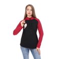 thumbnail image 1 of LVMA4520 - Nursing Maternity Hoodie / Sweatshirt Fall Winter Pregnant Breastfeed Casual Full Sleeve Daily Homewear, 1 of 41