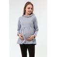 thumbnail image 1 of LVMA4530 - Nursing Maternity Hoodie / Sweatshirt Fall Winter Pregnant Breastfeed, 1 of 14