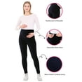 thumbnail image 1 of LVMA8050 - Winter Maternity Leggings Velvet Straight Casual Pants, 1 of 8