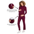 thumbnail image 1 of LVMA8703 - Women's Comfy 2 Piece Maternity Sweatsuit, 1 of 6