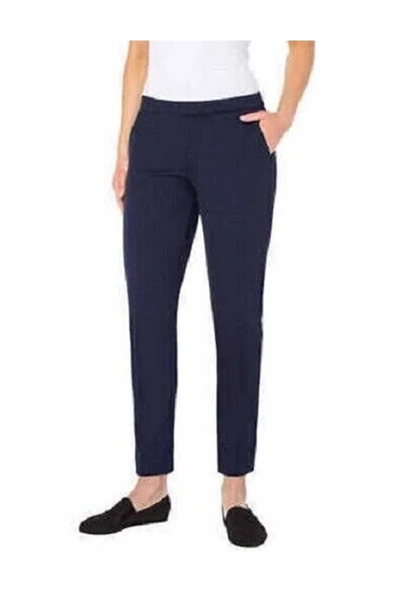 Women's Mid Rise Pull On Trouser (Grey Print, 10/30)