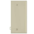 thumbnail image 1 of LVPSE14x-LVPSE14I Blank Sectional Wallplate End Section, Ivory, 1 of 1