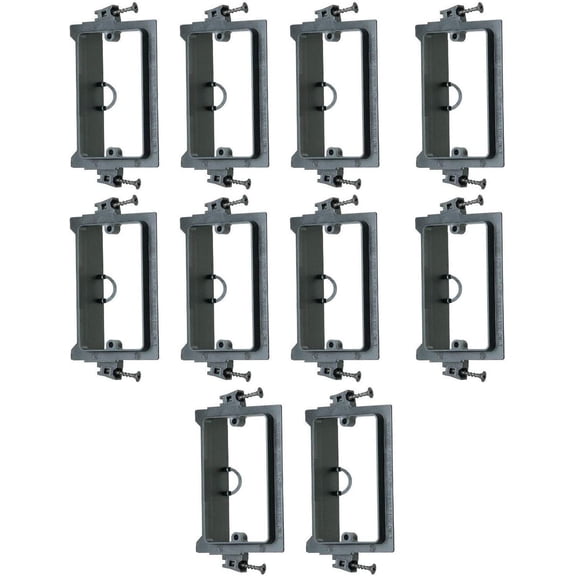 LVS1 Screw On Single Gang Low Voltage Mounting Bracket (10/pack)