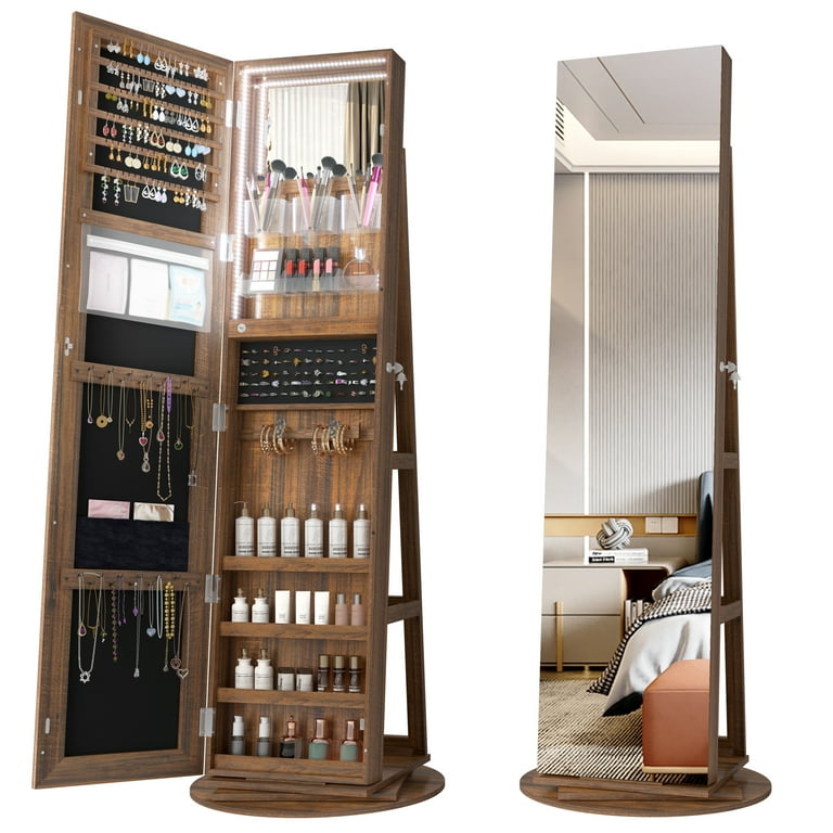 Full body mirror with jewelry storage deals