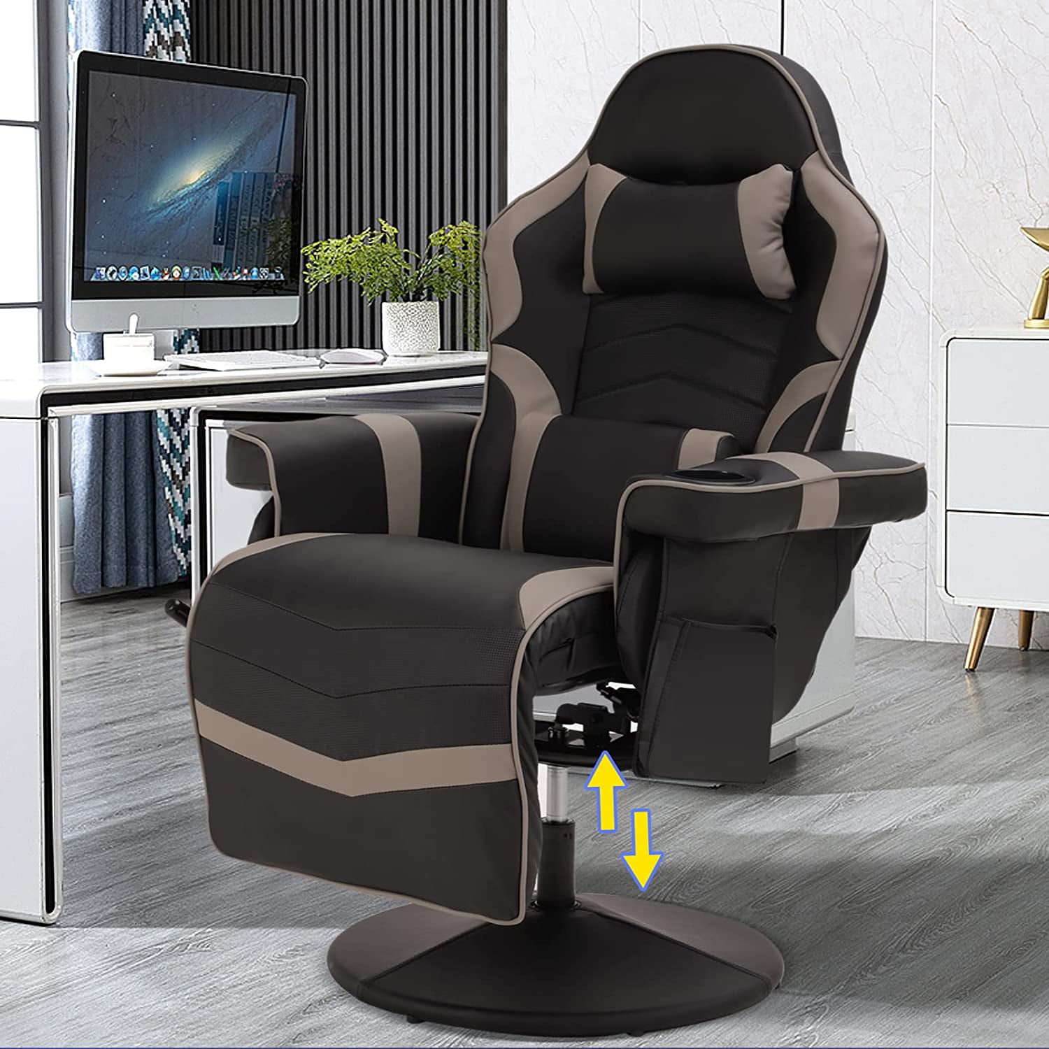  Homoyoyo Seat Recliner Desk Chair Gaming Chair Office