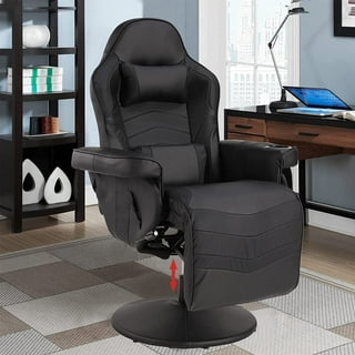 Gamer King Vintage Flip-up Series Gaming Chair with Foot Rest