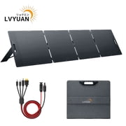 LVYUAN 300W Solar Panel Foldable Solar Panel Charger with Adjustable Kickstands Portable Waterproof IP67 22.5% High Efficiency for RV, Camping, Home, Outdoor, Power Station, off Grid