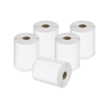 DYMO 2026404 Extra-Large Shipping Labels for LabelWriter Label Printers, White, 4'' x 6'', 5 Rolls of 220