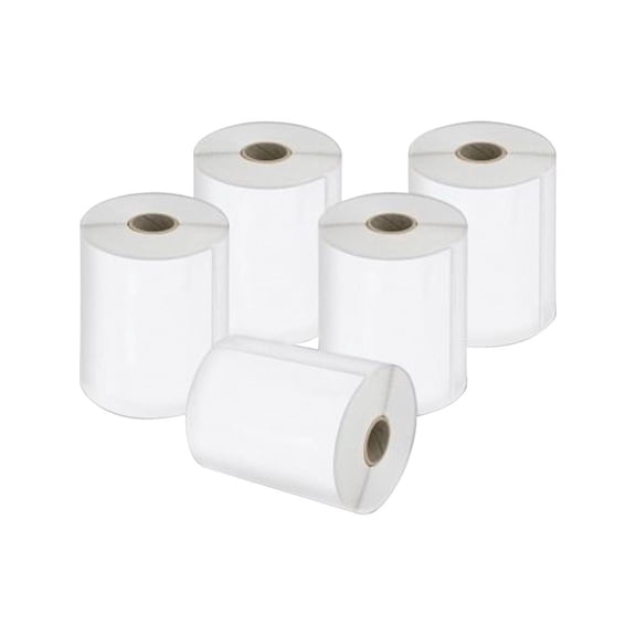 DYMO 2026404 Extra-Large Shipping Labels for LabelWriter Label Printers, White, 4'' x 6'', 5 Rolls of 220