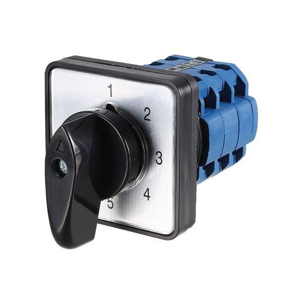 LW39B-16 660V 16A 5 Postion 12 Terminal Rotary Cam Changeover Combined Switch