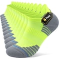 thumbnail image 1 of LWFBDTK Men Athletic Ankle Socks 6 Pairs, Breathable Low Cut Cushioned Arch Support Sport Running Gym Socks, Gift Box Packaged, Size US 9-12.5 Green, 1 of 9