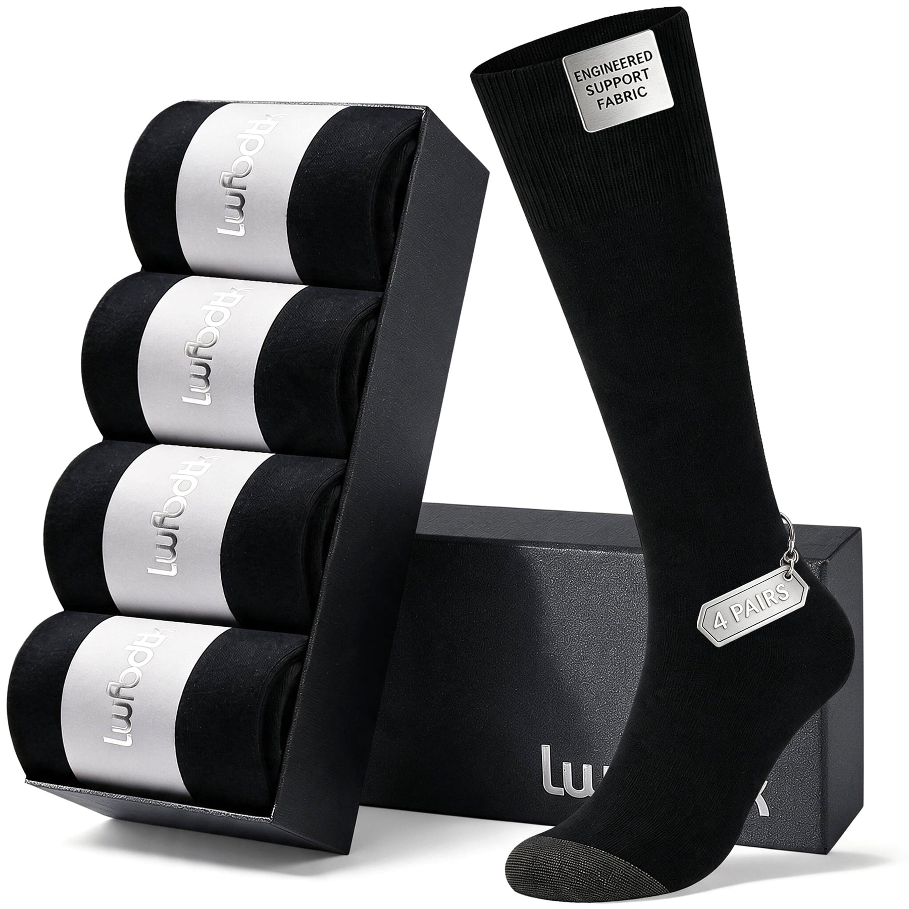 LWFBDTK Compression Socks 20-30mmHg for Men Women - Graduated ...