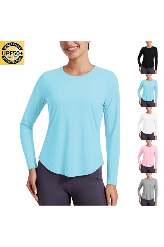 Women's Hoodie Sun Jacket Long Sleeve Full Zip UPF 50+ Sun Protection Jackets Outdoor Hiking Athletic Jacket