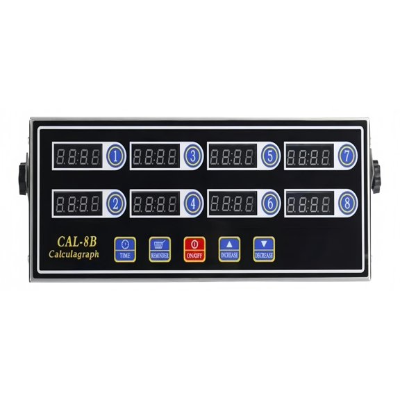 LWFL 8 Channel Digital Kitchen Timer with Independent Displays for Cooking