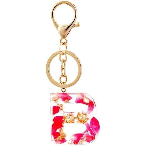 LWHAO Letter Keychain,26 Letters Decorative Letter Keychain,Backpack Name Keychain for Women Girls Men Teenager Gift