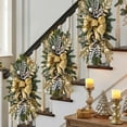 LWITHSZG Christmas Stairs Artificial Christmas Garland Christmas Decor