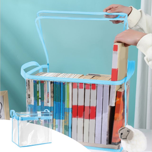 LWITHSZG Clear Comic Book Storage, Collapsible Comic Book Storage