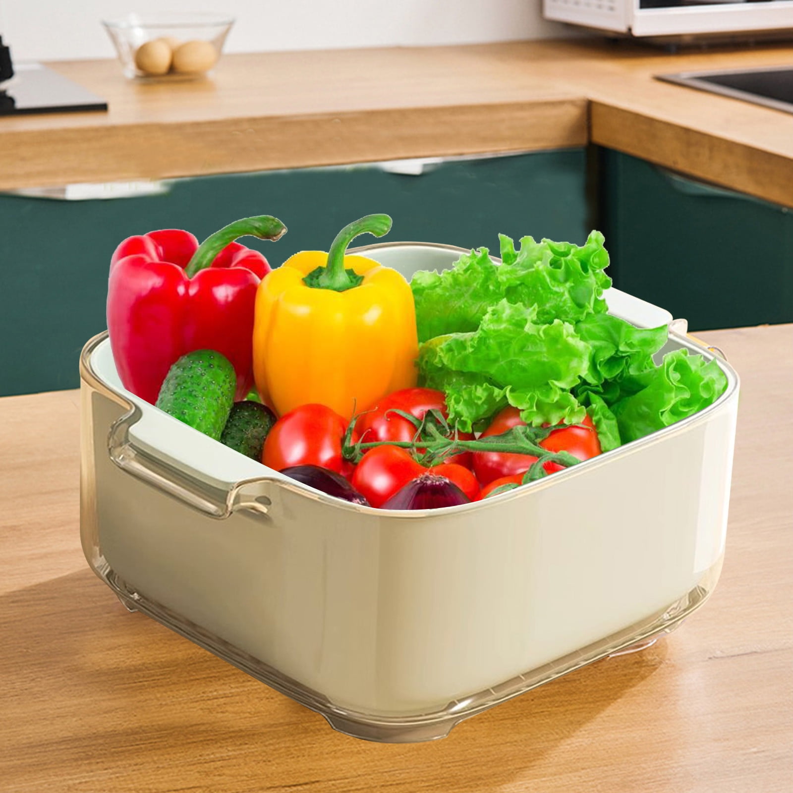 LWITHSZG Fruit Grape Storage Containers for Fridge Fruit Fresh