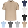 thumbnail image 1 of LWITHSZG Golf Shirts for Men Casual Solid Basic Tees Soft Comfy Breathable Summer Blouses Athletic Workout Short Sleeve Tops S-3XL, 1 of 5