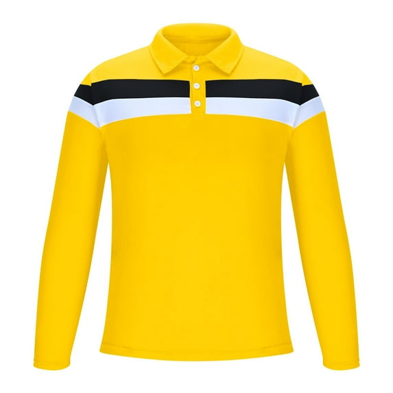 LWITHSZG Long Sleeve Shirts for Men Fashion Collared Button Henley Shirt Lightweight Going Out Tops Dressy Casual Color Block Basic Tees Size XXL