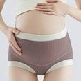 thumbnail image 1 of LWITHSZG Maternity Underwear Cotton Breathable Hipster Panties Over The Belly Support Underpants Plus Size Briefs Pregnancy Clothes M-5XL, 1 of 7