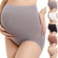 thumbnail image 1 of LWITHSZG Maternity Underwear for Women Over The Belly Support Hipster Panties Comfy Breathable Briefs Underpants Pregnancy Clothes S-L, 1 of 6