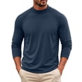 thumbnail image 1 of LWITHSZG Mock Neck T Shirts for Men Long Sleeve Slim Fitted Turtleneck Tops Soft Stretch Casual Base Layer Tee Shirt Mens Undershirts Size XXL, 1 of 6