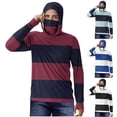 thumbnail image 1 of LWITHSZG Sun Shirts for Men Trendy Striped Long Sleeve Hoodies Moisture Wicking Breathable Summer Blouses Fishing Athletic Workout Tops S-5XL, 1 of 5