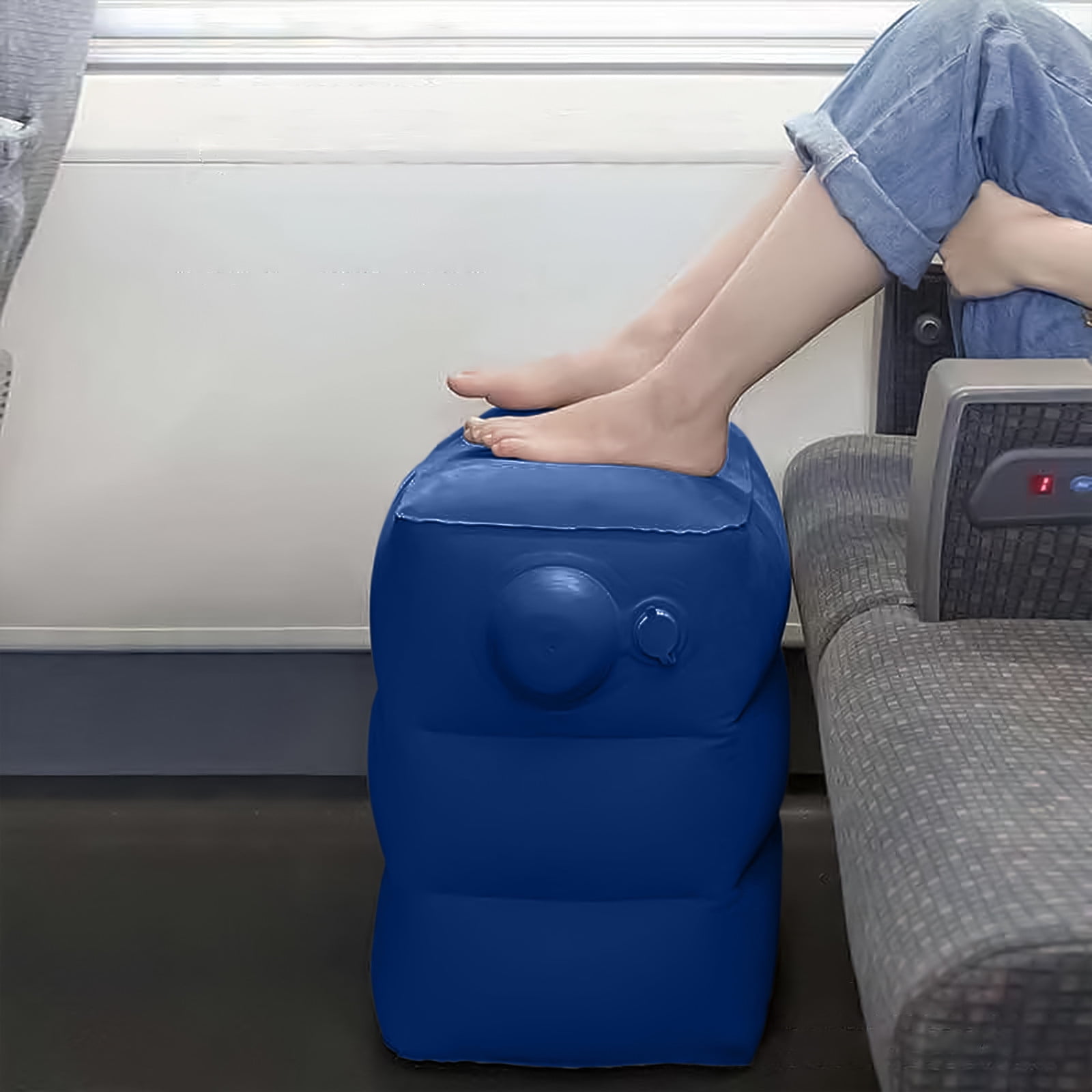 LWITHSZG Travel Foot Rest - Inflatable Foot Rest Pillow, Airplane