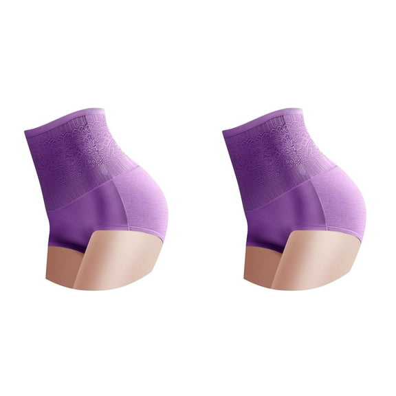LWNYDPLSD 2Pcs Women's Shapewear Control Panties Butt Lifting Shapewear for Women Tummy Control Body Shaper Shorts Slimmer Flat Tummy Butt Shaper Panties Thigh Slimmer Underwear