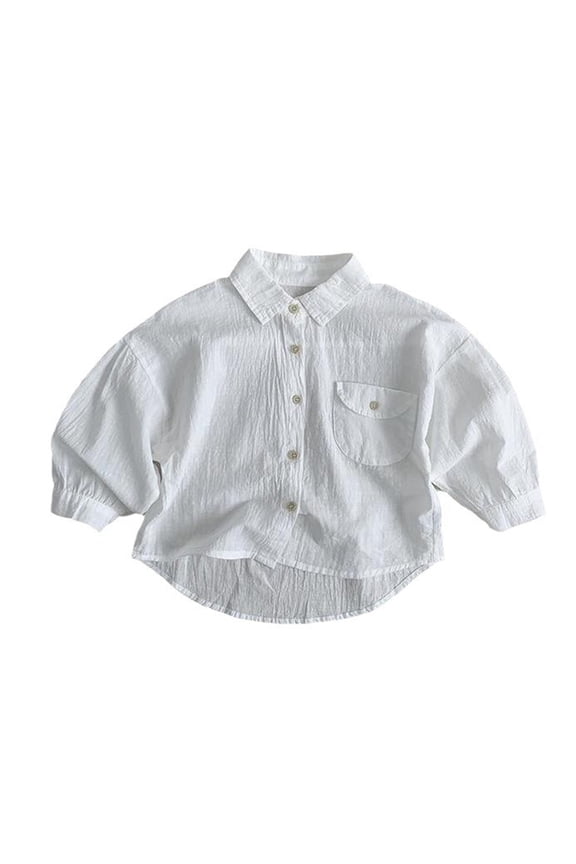 3t Boy Long Sleeve Shirts Teen Long Easter Shirt Toddler Boy Clothes for Kids Preppy Clothes 4t Clothes Boys Newborn Clothes Newborn Boy, White 3-4 Years